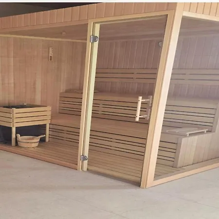 Modern Escape With Private Pool Sauna Game Bbq Near Villa
